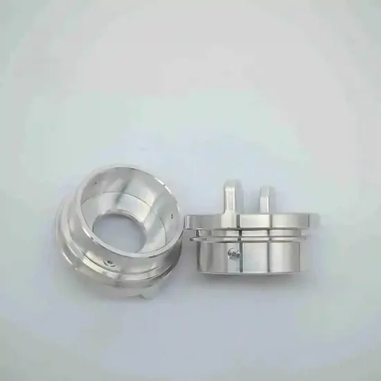 Mesin Penggilingan Kecil Lathe Bagian Perangkat Keras Bagian Al6061 Adapter Flansch Layanan Pembuatan CNC Bagian Aluminium