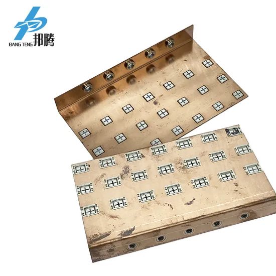 18650 Paket Baterai Daya Konektor Pelat Sambungan Las Titik Konektor aluminiowy Pelat Sambungan Szyna zbiorcza Tembaga