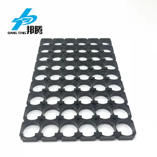 Tipe Sarang Lebah 6p9p Braket Sel 18650 Pemegang Offset Paket Baterai Lithium Baterai Ion Lithium Braket Sel Plastik