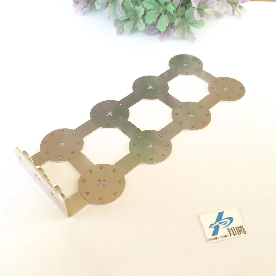OEM 铜镍连接器，带 M4 螺钉，适用于 26650 锂电池连接器 电源线连接器 母线连接器铜排