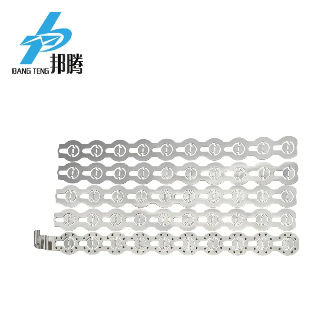 18650 锂电池母线片板连接器标签点焊 铜镍焊接片s 条