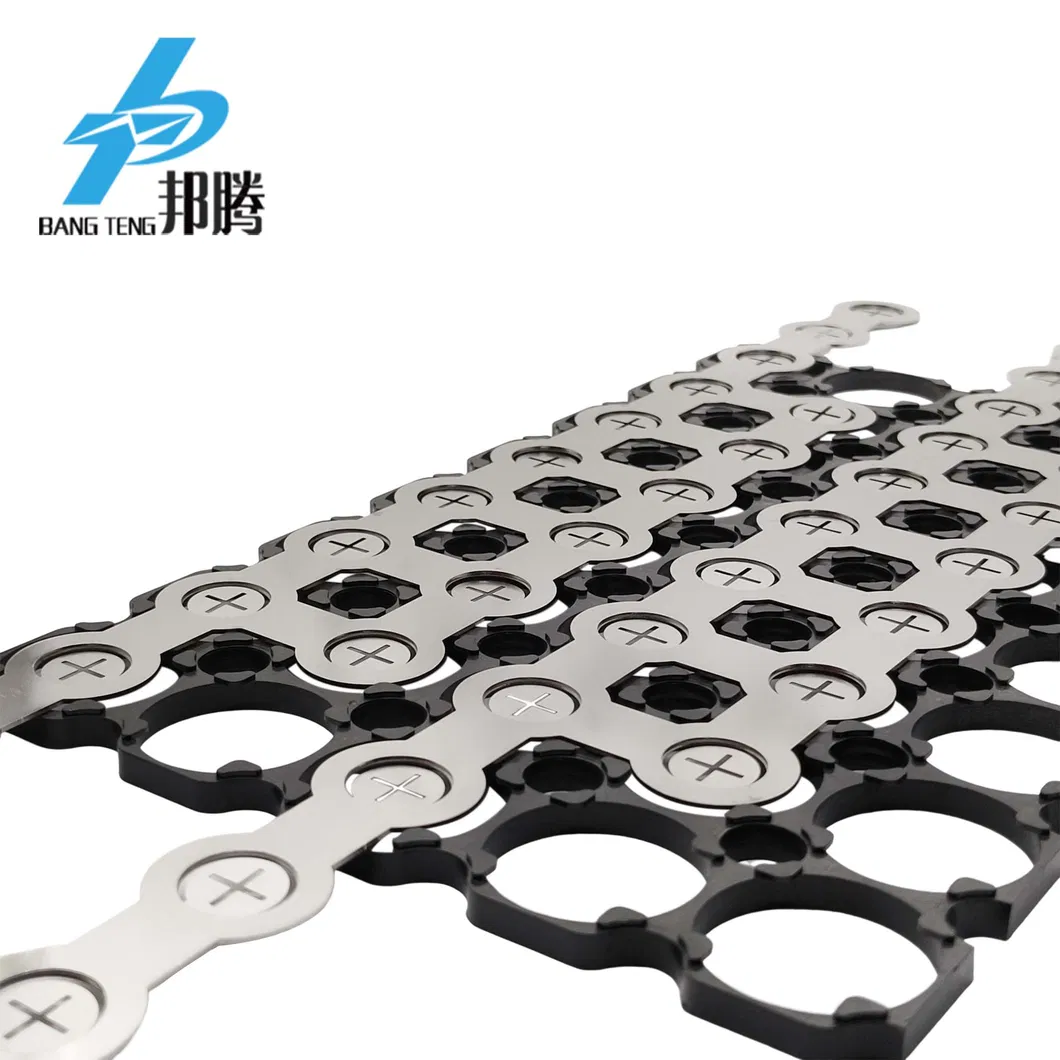 32650电池铜镍片电芯间距34.5mm冲孔实心纯铜排镀镍铜片