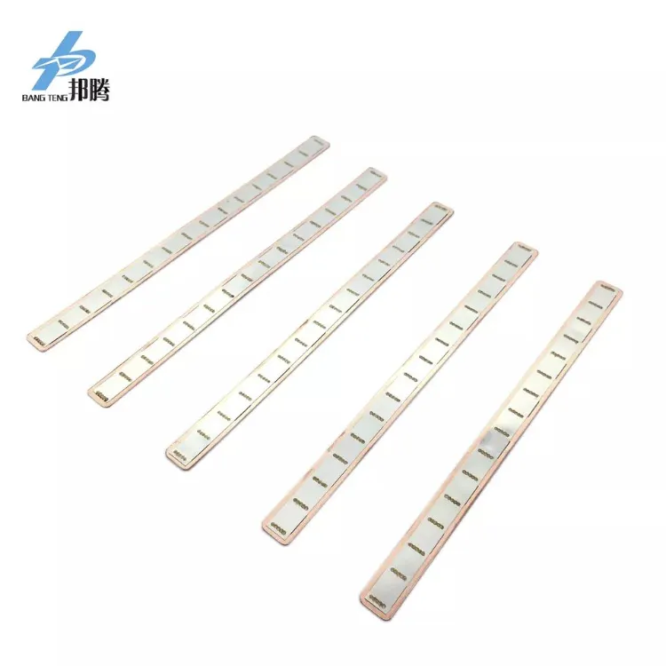 批发 8p 18650 母线铜电池组母线连接器 18.5mm 18650 铜镍板 铜排 扁平