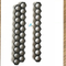 Pemegang Baterai Lithium Kustom Diameter18.4mm Braket Hitam pour Sel Dislokasi 18650 10p Pemegang Baterai Penyimpanan Baterai Pengisi Daya