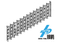 2s13p 2X13 18650 Tempat Baterai 13p2s Braket Baterai Litowo ABS