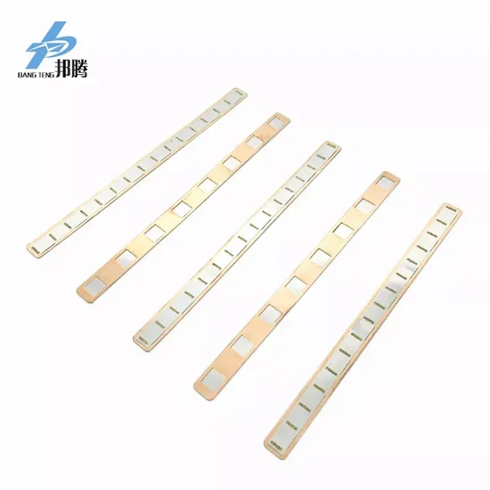 Grosir 8p 18650 Busbar Tembaga Paket Baterai Busbar Konektor 18.5mm 18650 Pelat Tembaga Nikel Busbar Tembaga Datar