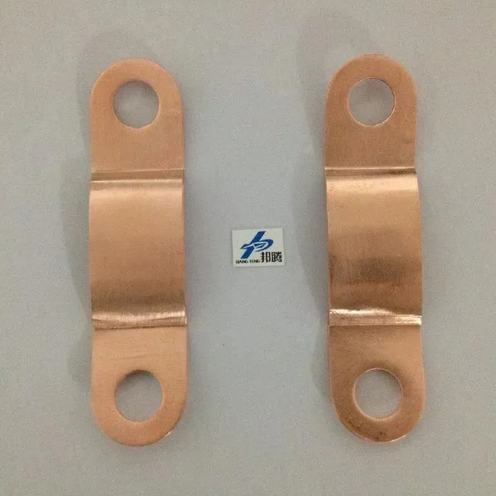 批发定制200ah动力电池组连接器红铜连接器批发铜排母线连接器铜排