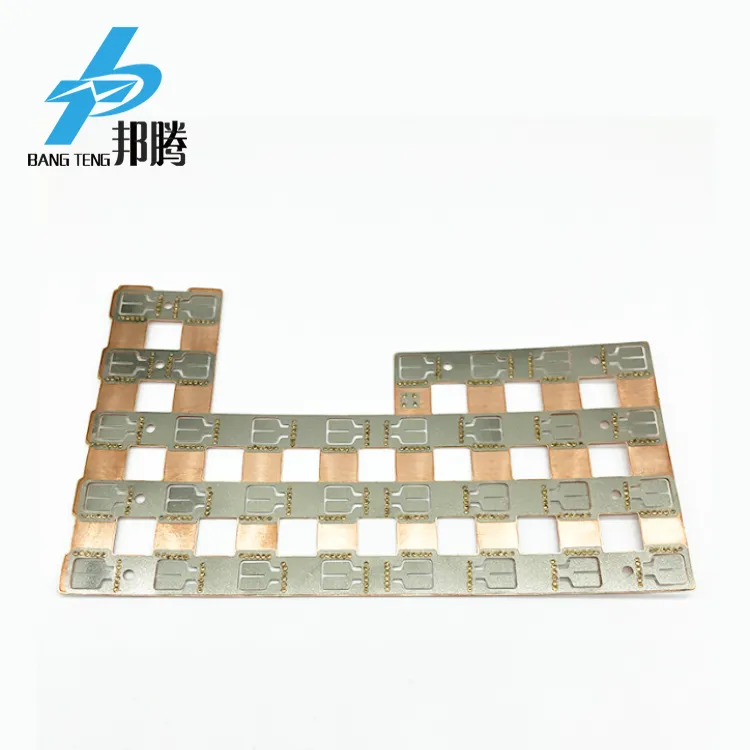 定制不同厚度母线铜 LiFePO4 电池连接器 铜镍焊接片
