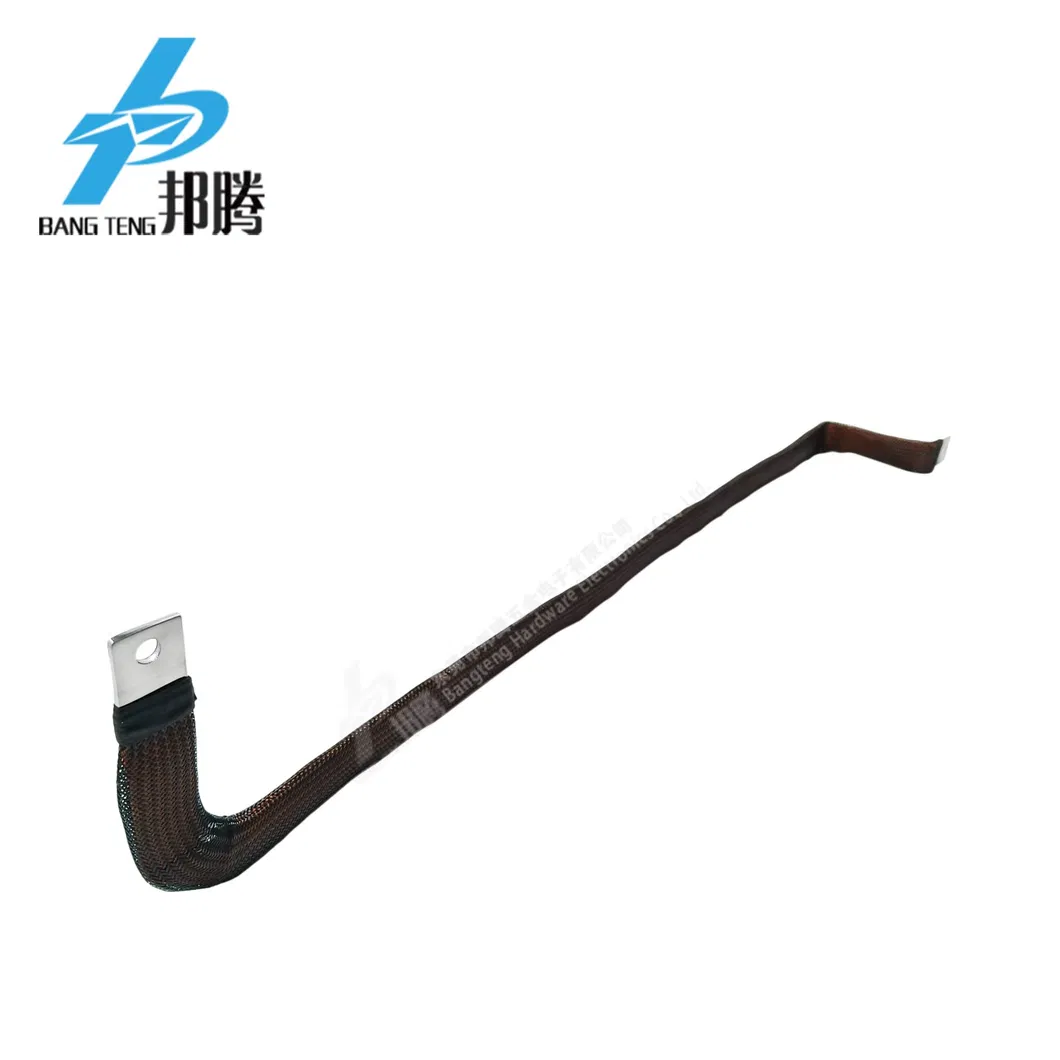 柔性绝缘软体铜排 带编织网管的