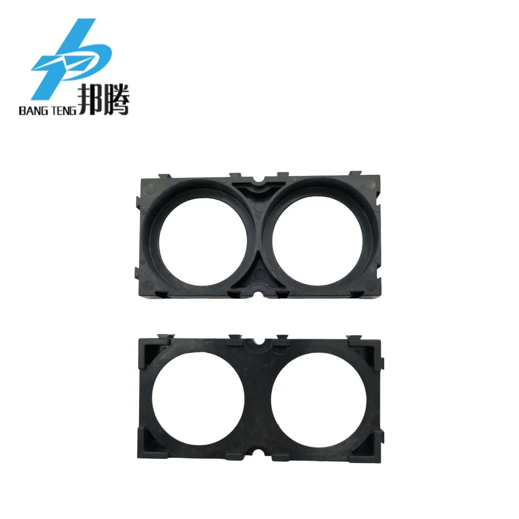 圆柱形 26700 电池 ABS 连接器 2p 锂离子电池座 DIY 存储锂电池组支架