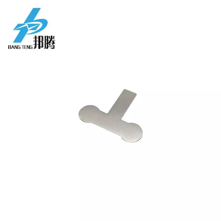 批发 OEM 电池镍片 2p 18650 18.4mm 电池片 T 型电池连接器 18650 纯镍片锂电池连接器纯镍带