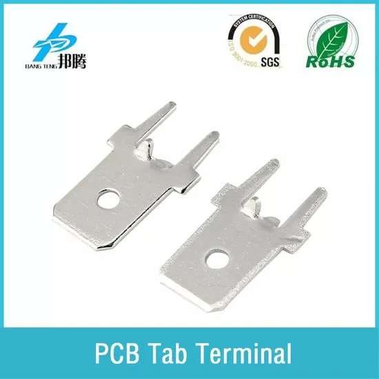 Konektor Terminali PCB OEM 0.8mm Konektor Terminali Lehim Tabı Ditekan 250 Sekme Terminali PCB Terminali Baterai i&ccedil;in Arpa İzolası Listesi