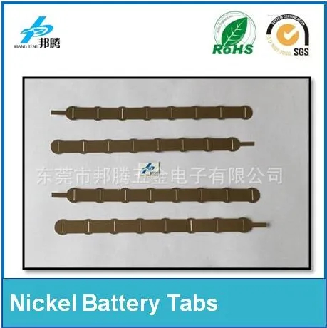 Tab Baterai Nikel Pemotongan Bebas 0.15mm Strip Nikel Baterai ve Tab Lehim Baterai Konektor Baterai Lityum Nikel Murni Harga Strip Baterai Lityum