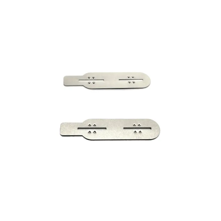 批发 18650 锂电池连接器镍板电池带凸块 0.3mm 镍片 18650 2p 镀镍片锂电池连接器