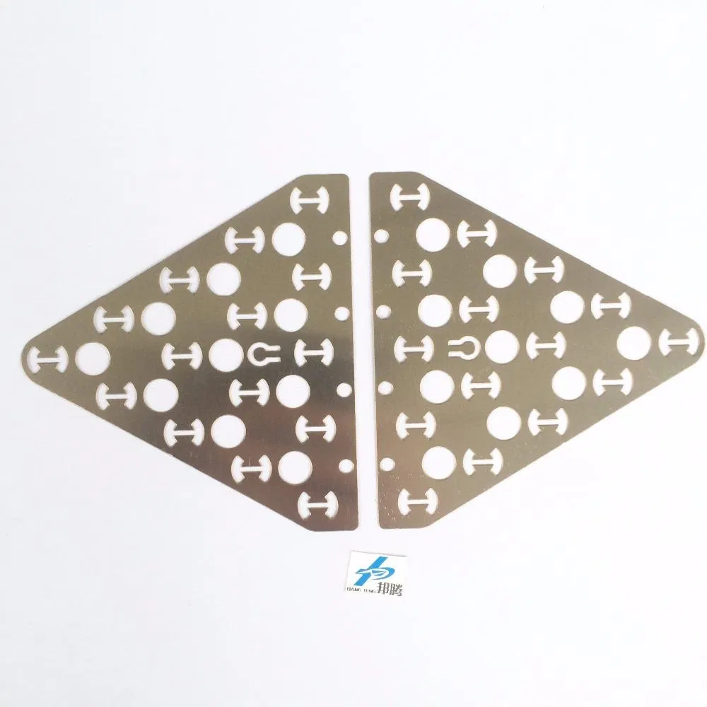 批发制造OEM 18650 锂电池连接器 0.3mm 蚀刻纯镍板电池连接器