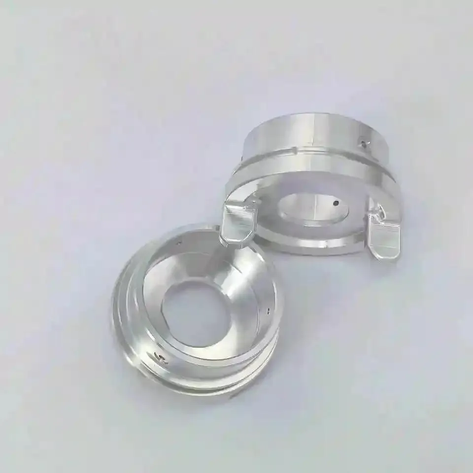 小型铣床车床五金零件零件Al6061法兰适配器数控加工铝零件服务