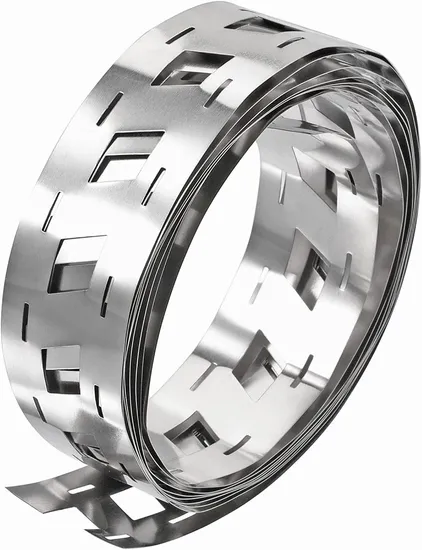Pita Pelat Penghubung Nikel Murni 25,5 mm x 0,15 mm f&uuml;r Baterai und Pengelasan Titik