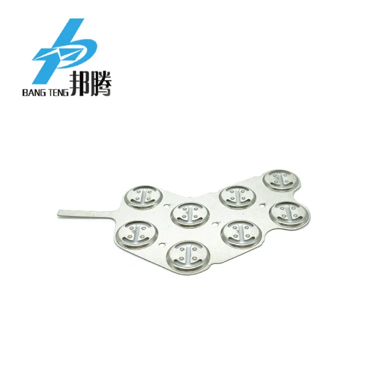 定制金属片18650 21700 Tab Ni 200纯镍板凸壳凸点电池焊接镍片