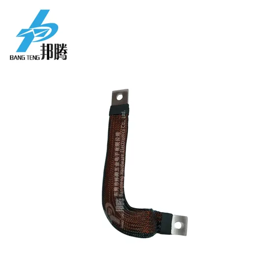Busbar Tembaga Lunak Kustom Fleksibel dengan Tabung Jaring Anyaman et Penutup Ujung