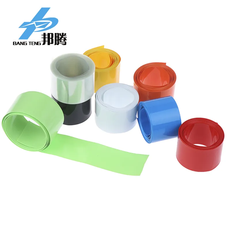 PVC-Schrumpfschlauch, blaue Farbe f&uuml;r 18650 21700 26650 32650 Akku