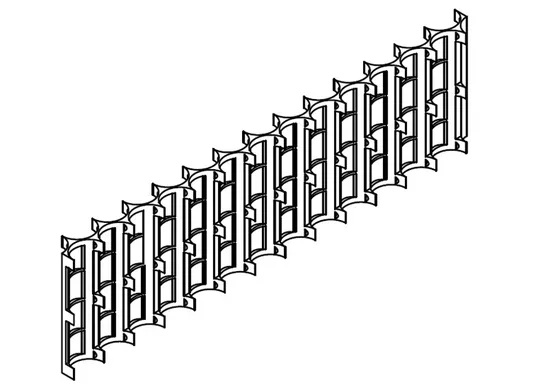 2s13p 2X13 18650 Tempat Baterai 13p2s Braket Baterai Litowo ABS