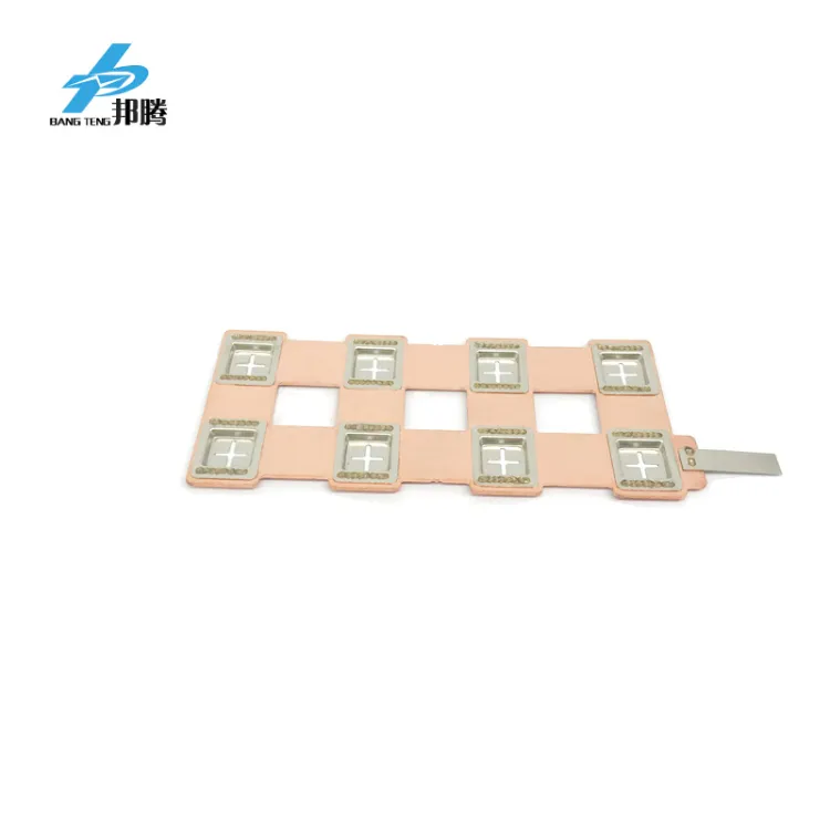 出厂价现成型号为电池组定制 0.5mm 厚度 18650 铜排 锂电池连接器镀铜带