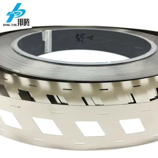 Strip Nikel 26650 Connector Pengelasan Paket Baterai Rhombus 26.3mm Jarak 26650 2p Strip Nikel Baterai Lithium Harga Nikel Murni