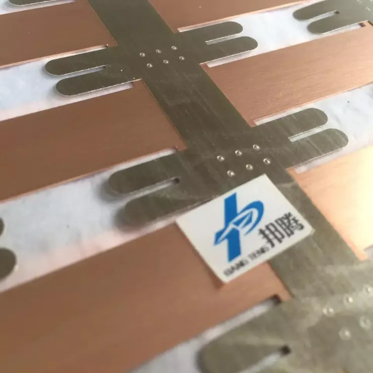 批发制造母线连接器 0.5mm 18650 电池组铜镍板