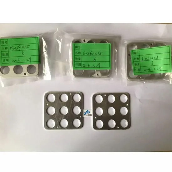 Konektor Paket Baterai Traksi Stamping Lembaran Aluminium pour Paket Baterai