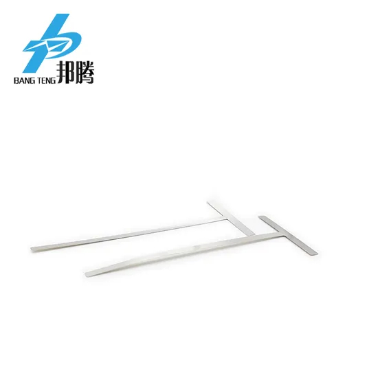 OEM T Type Baterai Konektor Nikel 18650 Konektor Tab Baja Berlapis Nikel Kustom pour 18650 Tab Koneksi Baterai Strip Nikel Murni Konektor Baterai Lithium