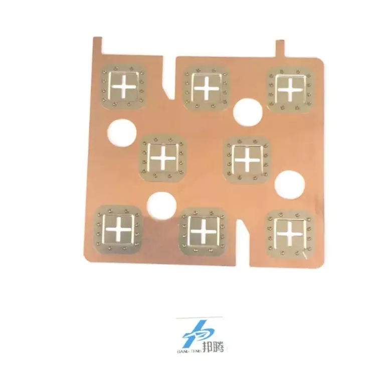 中国制造商动力电池母排 铜排 适用于 26650-8p 电池组的中国制造商动力电池母排 铜排