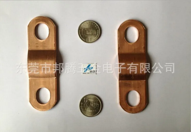 精密冲压金属五金件电池组用红铜片200ah点焊铜箔焊料镍片连接器