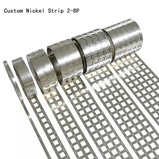 Bagian Paket Baterai Sepeda Listrik Connector Baterai Strip Nikel bis 18650 2-8p