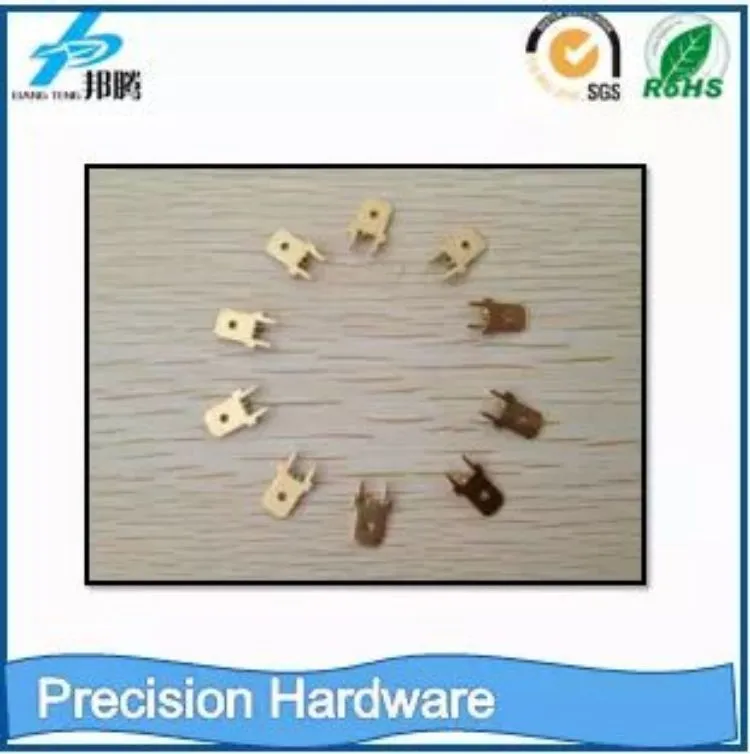 250 PCB 片端子 6.3 电气精密冲压端子连接器用黄铜焊片接线端子板电池端子