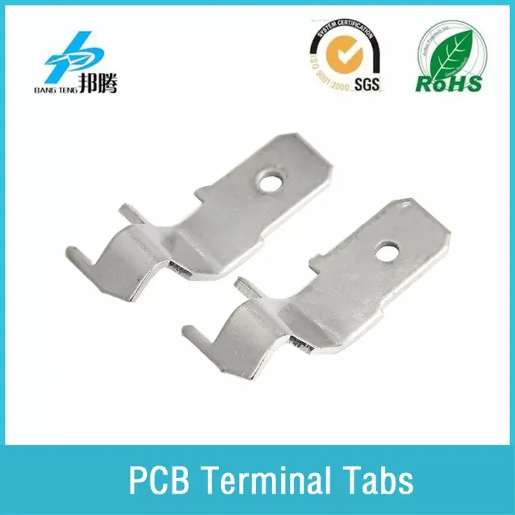 冷压 6.3 弯曲 250 端子连接器 PCB 焊接端子片 端子连接器 端子块
