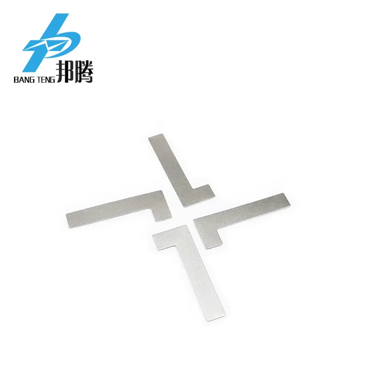 OEM L 型电池片状镍片 0.15 毫米焊接用镍焊片 18650 电池镍片 电池连接器