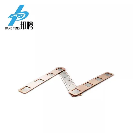 Niestandardowe 4p 18.5mm Jarak cynowane miedziane szyny zbiorcze 18650 Konektor Baterai Strip Tembaga Pelapis Tembaga Nikel untuk Baterai Lithium
