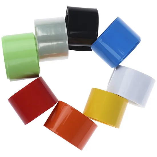 Isolierte 0,1-mm-Batterie mit 120 mm dickem PVC-W&auml;rmeschrumpfschlauch f&uuml;r 18650-Batterie-Lithium-Paketfolie
