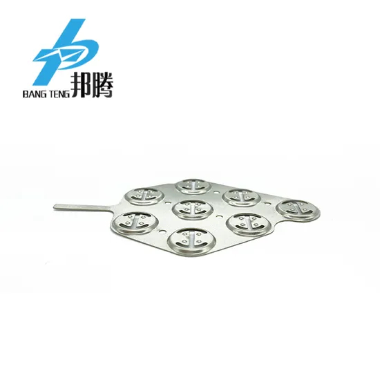 Bagian tłoczenie Logam Kustom 18650 21700 26650 Strip Baterai litowo Keping Nikel Murni