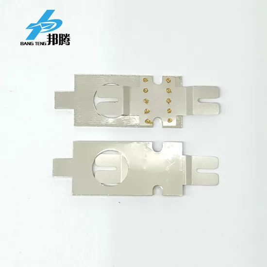 Konektor Laminasi Busbar Tembaga Nikel Fleksibel Kendaraan Energi Baru 21700 23.7mm Busbar Tembaga Fleksibel