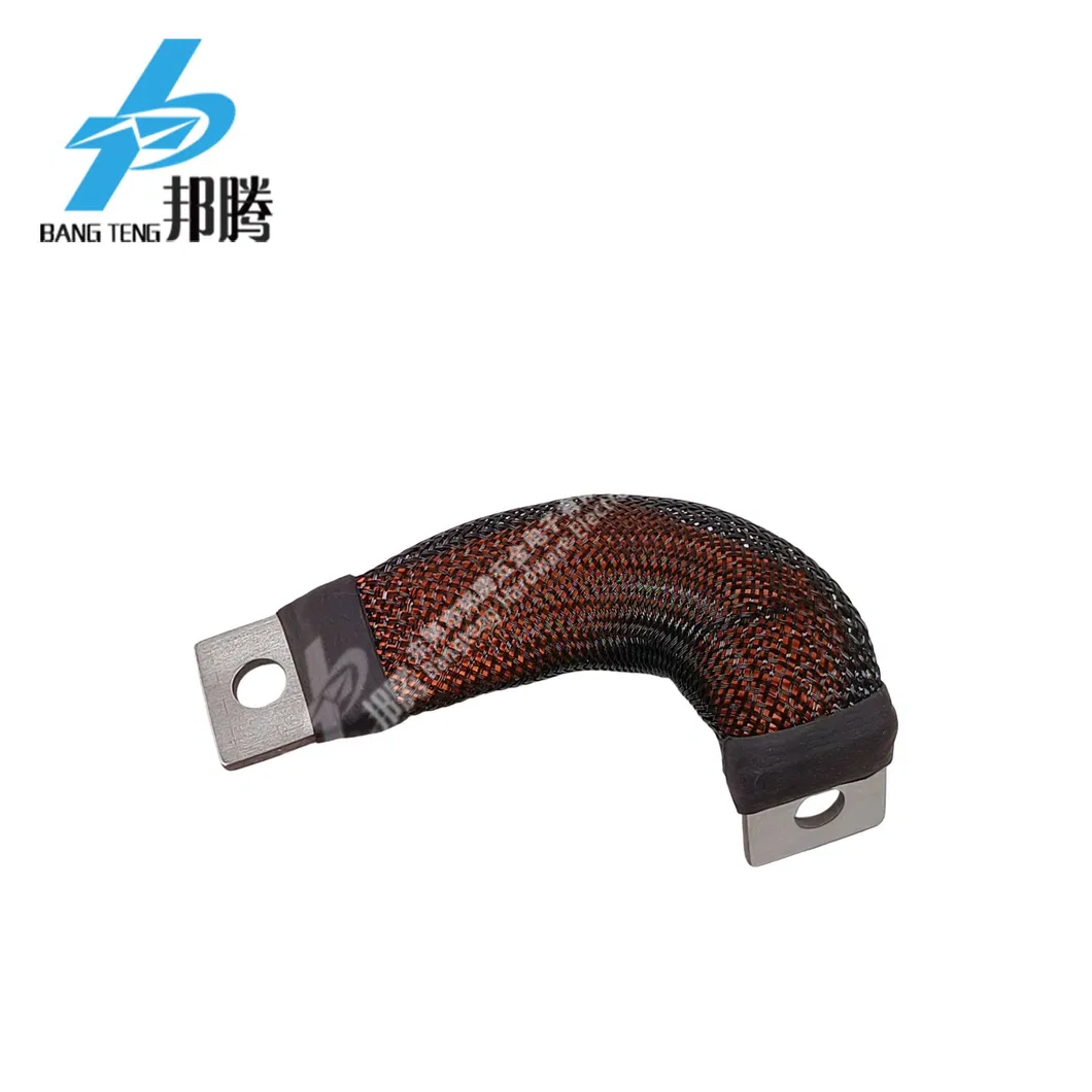 柔性绝缘软体铜排 带编织网管的