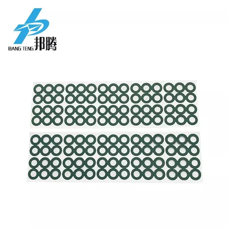 6p18650圆形绝缘纸2s3p电池绝缘垫片0.25mm 0.35mm 菱形大麦纸 电池用电绝缘大麦