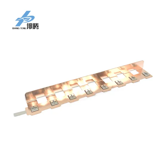 Aksesoris Paket Baterai Lithium Kustom 21700 26650 32650 18650 Konektor Pengelasan Pelat Busbar Tembaga Nikel
