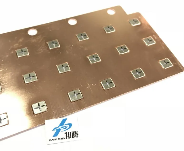 批发客户 18650 的 3s8p 电池组连接器 铜排 批发 铜排 电线连接器 母线连接器